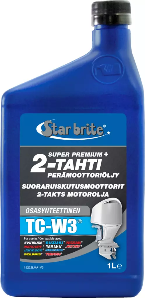 Star brite Super Premium 2-tahti TC-W3 ruiskukoneisiin 1L - Veneen huoltotuotteet - 136-19232 - 0