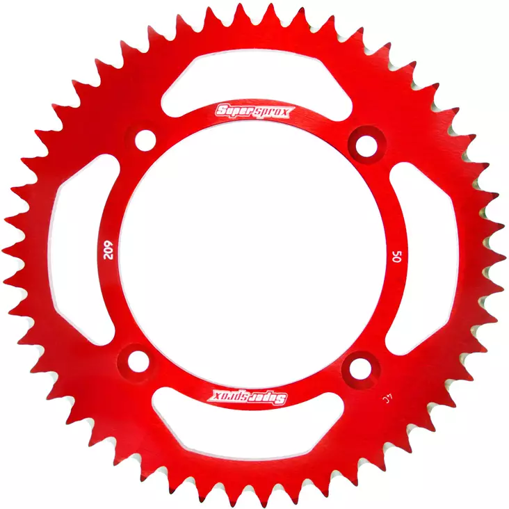 Supersprox Alu Takaratas HO CR80/85/150 Punainen 56 - Moottoripyörän takarattaat - 27-3-209-56-2 - 1