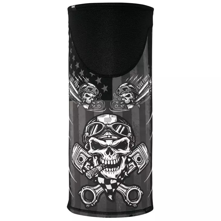 Tuubihuivi Motley Tube Sport Flex Windproof, Biker Skull - Neopreenimaskit ja huivit - TW712 - 1
