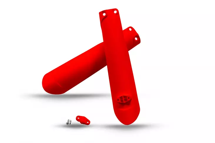 UFO Etuhaarukan suojat GasGas MC125-450 + EC250-350 2021- Punainen 062 - Crossipyörän haarukansuojat - 650-7131-062 - 1