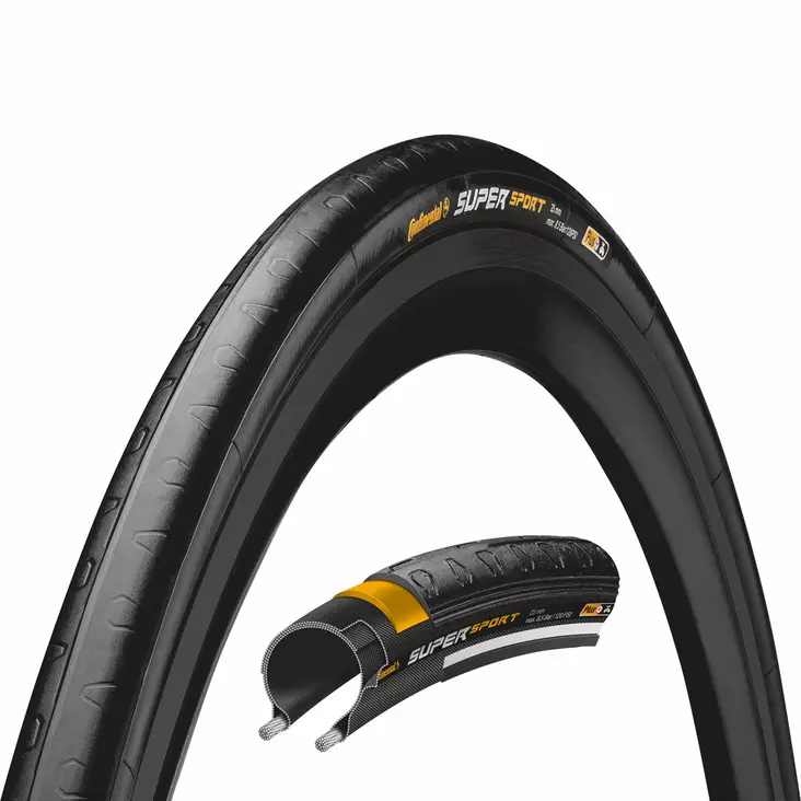 Ulkorengas 28" CONTINENTAL SuperSport Plus 25-622, musta - Polkupyörän ulkorenkaat - 0100342 - 1