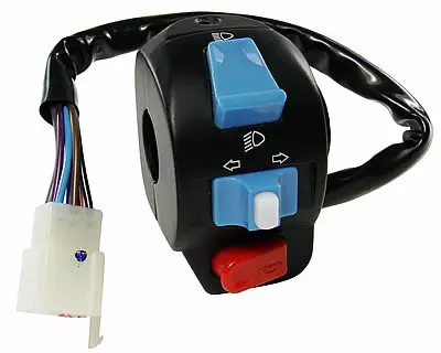 Valonvaihtaja, Vasen, Yleismalli - Mopon valonvaihtajat ja katkaisijat - 307-3142 - 1