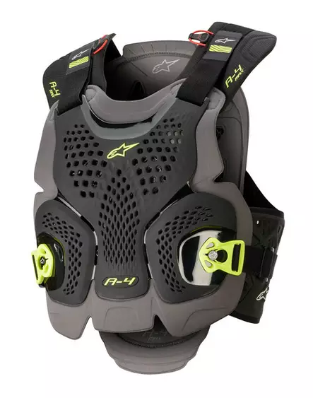 Alpinestars Suojaliivi A-4 Max Musta/Kel - Suojapaidat - D279253 - 1