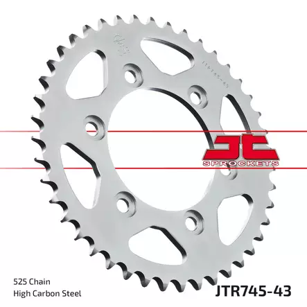 JT Takaratas JTR745.43 - Crossipyörän takarattaat - 274-R745-43 - 1