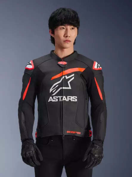 Miesten MP nahkatakki Alpinestars GP Plus R v4, musta/punainen - MP Nahkatakit - D489243 - 1