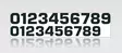 AIR numerotarra Nr 0-9 20cm keltainen 10-pack - Crossipyörän kilpanumerot - 46-30-23 - 1