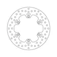 Brembo Jarrulevy Serie Oro - Moottoripyörän jarrulevyt - 232-68B40753 - 1