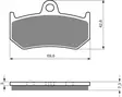 GOLDFREN Jarrupalat 235 Ceramic Carbon S3 - Crossipyörän jarrupalat - 48-12-235-3 - 1