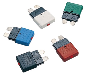 Automaattisulake 10A 5 kpl/pakk - Veneen sulakerasiat - M14-005-03 - 1