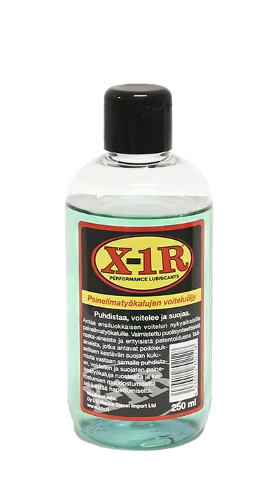 X-1R ATL paineilmaöljy 250ml - Voiteluaineet - 553-9073 - 1