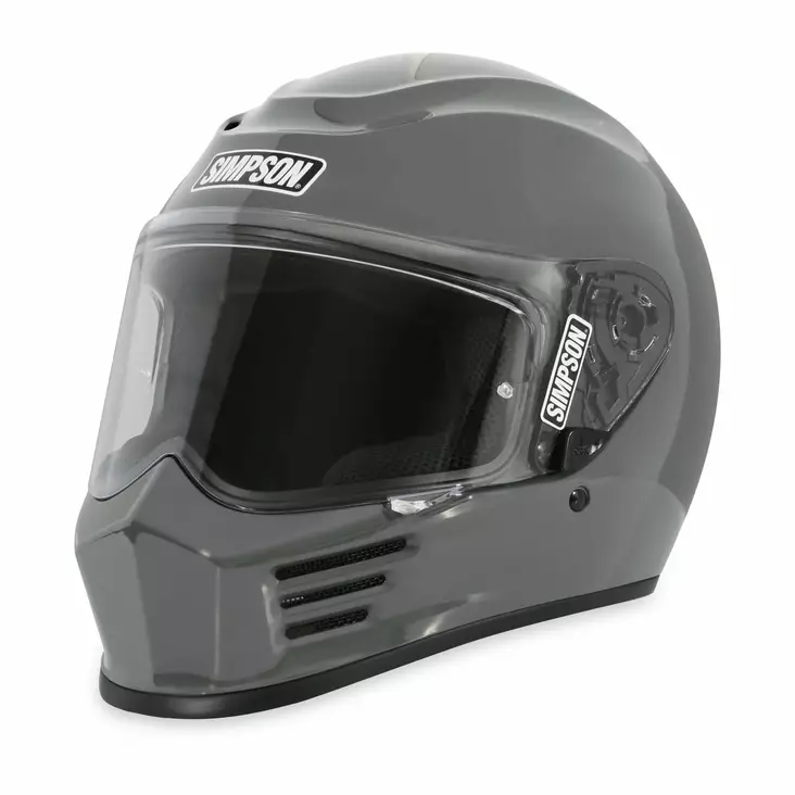 MP-kypärä SIMPSON Speed 06 solid, harmaa - Umpikypärät - 638-2413 - 1