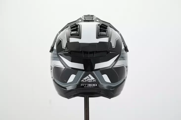 MP-kypärä APEX AT300 Everest, harmaa/valkoinen/musta - Adventure-kypärät - 700-25073 - 1