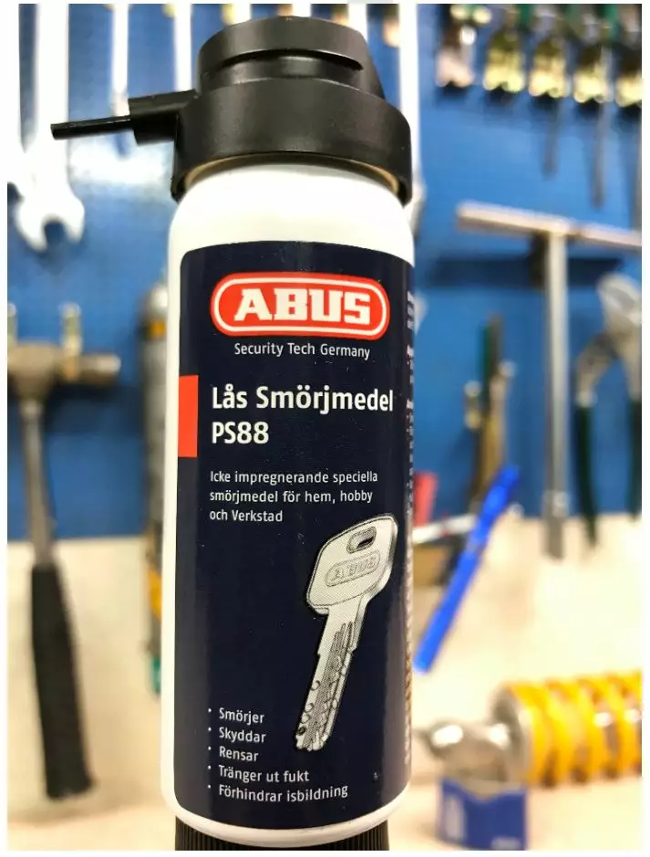 ABUS Lukkospray 50 ml Swedish text - Levyjarrulukot ja ketjulukot - 49-52643 - 1