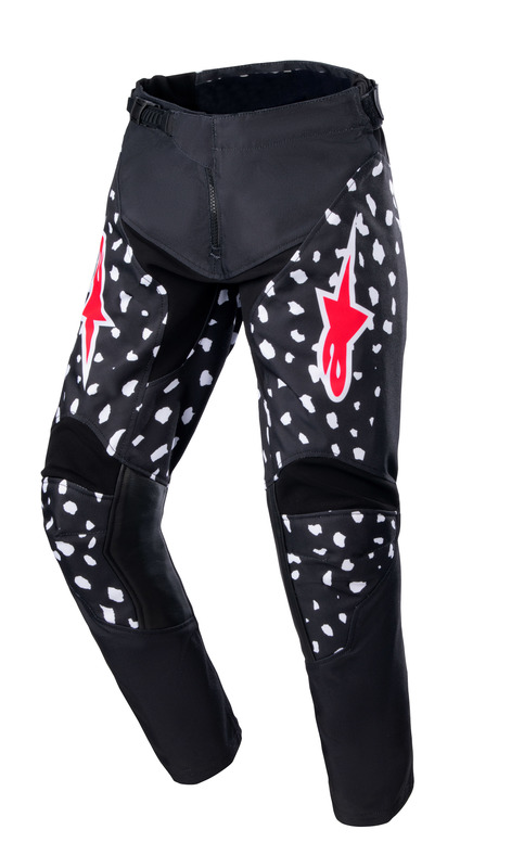 Alpinestars crossihousut Racer Nuorten North Musta/Neon Punainen - Lasten crossihousut - D437983 - 2