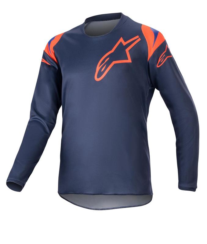 Alpinestars crossipaita Racer Nuorten Narin Tumman Sininen/Hot Oranssi - Lasten crossipaidat - D438003 - 2