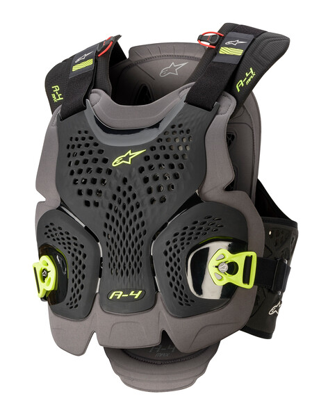Alpinestars Suojaliivi A-4 Max Musta/Kel - Suojapaidat - D279253 - 1