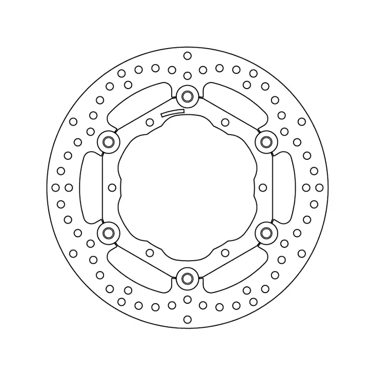 Brembo Jarrulevy Serie Oro kelluva - Moottoripyörän jarrulevyt - 232-78B40813 - 1