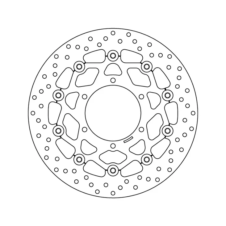 Brembo Jarrulevy Serie Oro kelluva - Moottoripyörän jarrulevyt - 232-78B40863 - 1