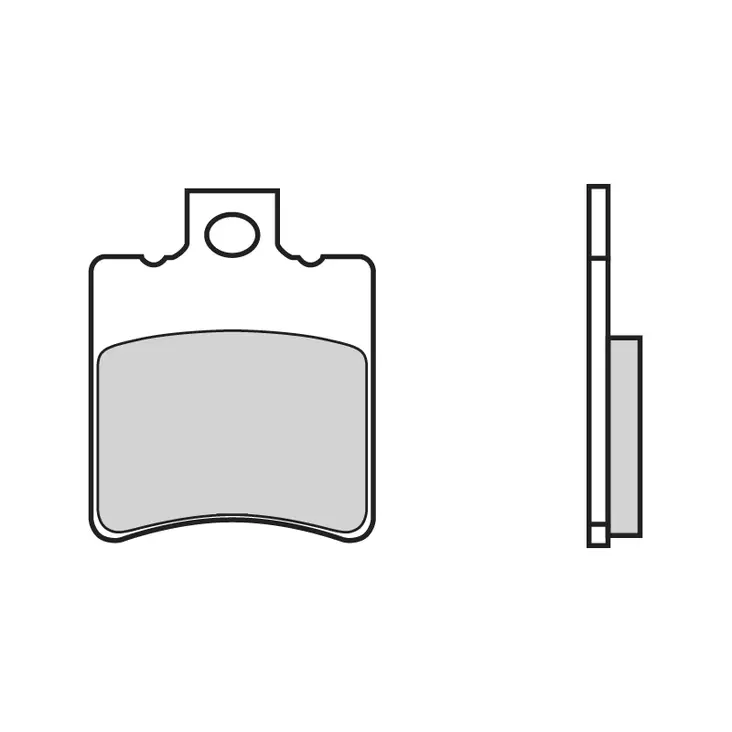 Brembo Jarrupalat Carbon-Ceramic - Moottoripyörän jarrupalat - 231-07003 - 1
