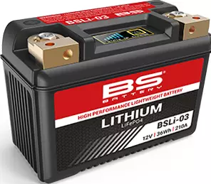 BS Battery BSLI-03 Lithiumakku - BS akut - 140-360103 - 1