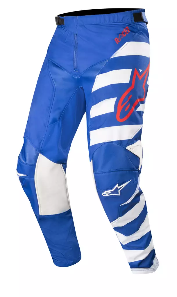 Crossihousut Alpinestars Racer Braap, sini/valko/punainen - Crossihousut - D247893 - 1