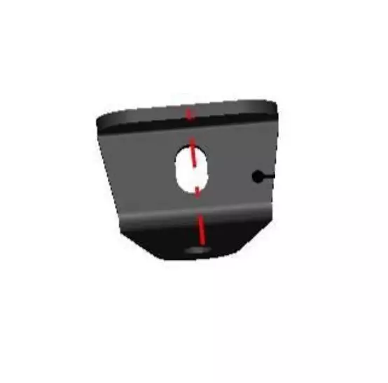 DFK Oven Kaasusylinterin kiinnike (oven puoli) Can-Am Maverick, Traxter - DFK lämpöhyttien varaosat - 723-52S03U01-50-03 - 1