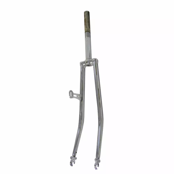 Etuhaarukka 28"/622, 1" retro, 240mm, kromi - Polkupyörän vakiokeulat - 60003 - 1