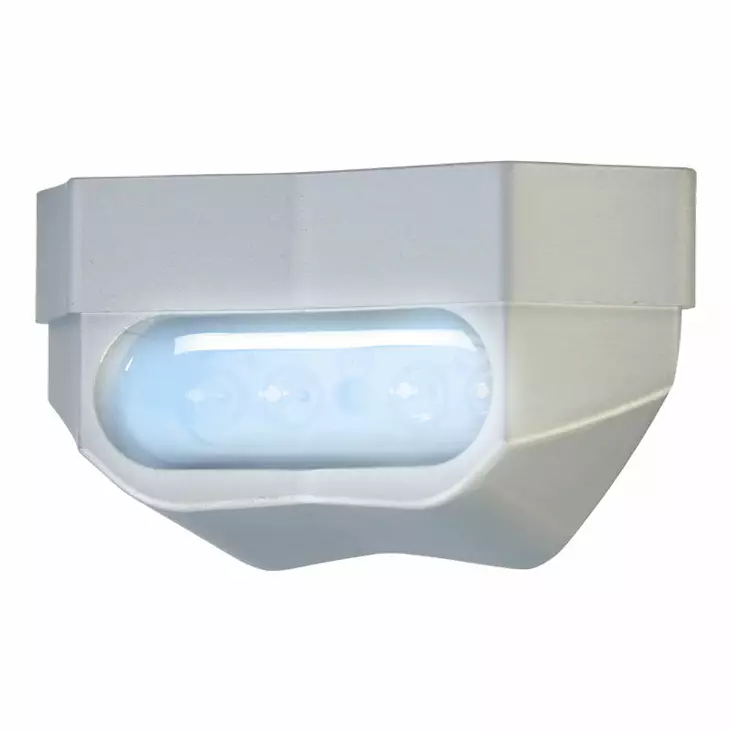 Forte Rekisterivalo, Led, E hyv., Alumiini, Hopea - Mopon takavalot - 15-71693 - 1