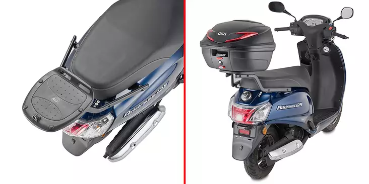 Givi Rear Rack Suzuki Address 125 (2023) - Moottoripyörän laukkujen kiinnikesarjat - 322-SR3123 - 1