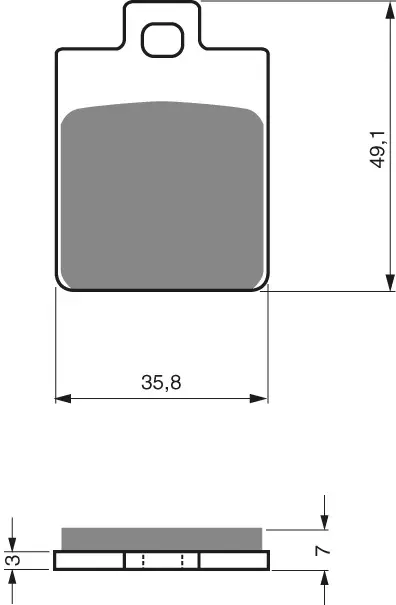 GOLDFREN Jarrupalat 137 Ceramic Carbon S3 - Crossipyörän jarrupalat - 48-12-137-3 - 1