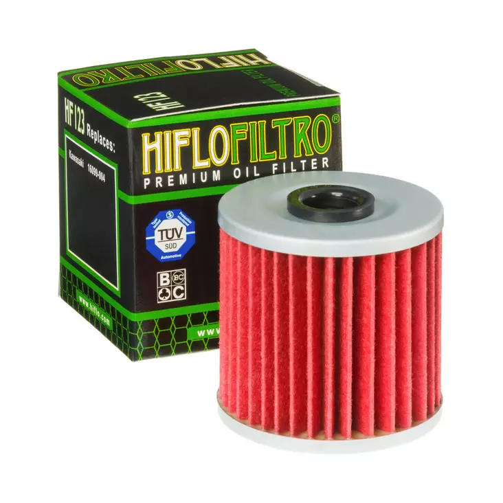 HiFlo öljynsuodatin HF123 - Moottoripyörän öljynsuodattimet - 20-HF123 - 1