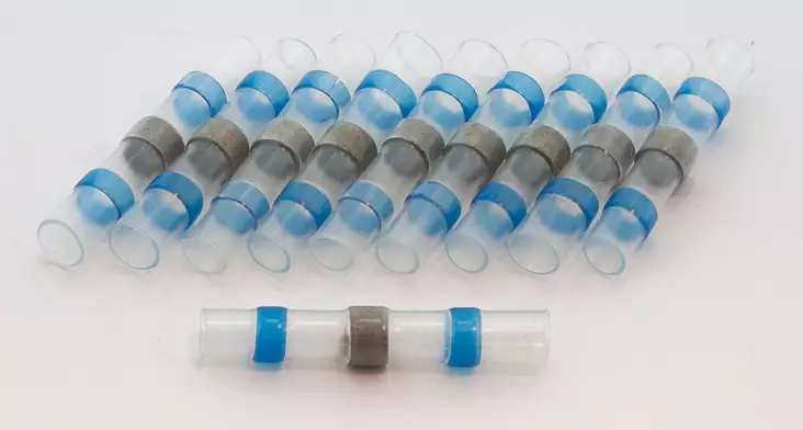 Hyper Jatkoliitin juotostina & kutistesukka Sin. 10kpl 1.5-2.5mm2 - Sulakkeet - 9-3-3825-3 - 1