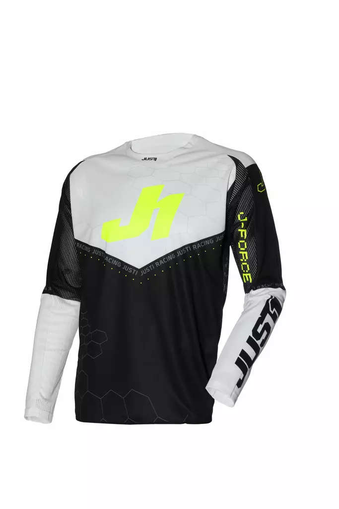 Just1 Crossipaita J-Force Hexa, musta/ valkoinen/ keltainen fluo - Crossipaidat - 605-230033 - 1
