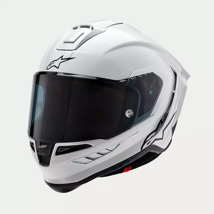 MP-Kypärä Alpinestars Supertech R10, valkoinen/mattamusta - Umpikypärät - D489533 - 1