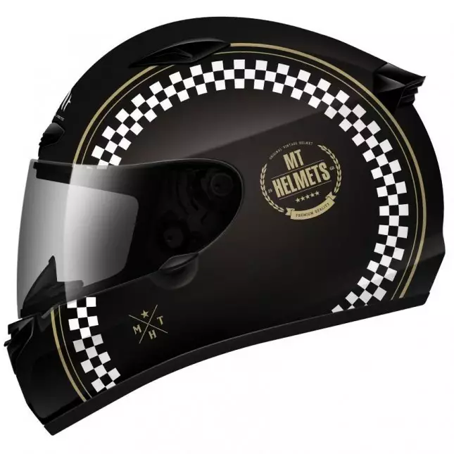 MP-kypärä MT Matrix Cafe Racer, mattamusta - Umpikypärät - 103624303 - 1