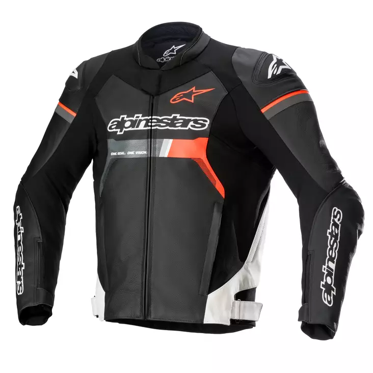 MP nahkatakki Alpinestars GP Force Tech Air, musta/valkoinen/punainen - MP Nahkatakit - D412653 - 1