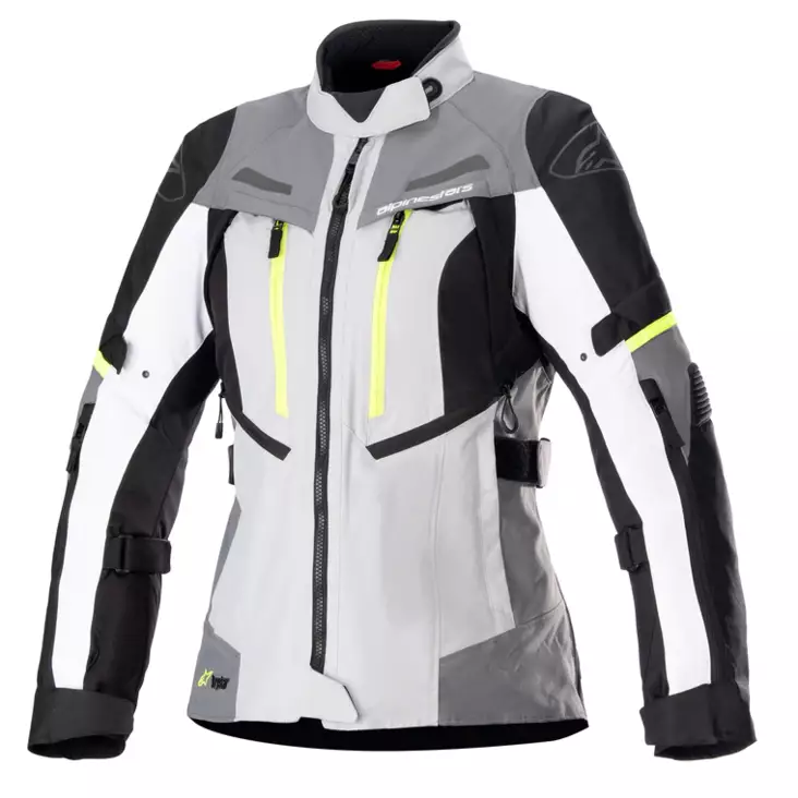 Naisten Ajotakki Alpinestars Stella Bogota Pro Drystar, harmaa/keltainen fluo - MP Ajotakit - D439383 - 1