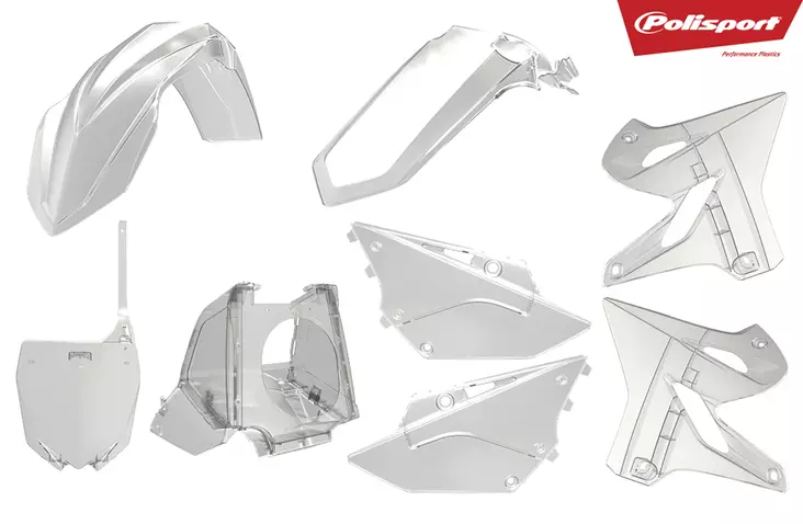 Polisport sarja Yamaha YZ125/250(02-->) Restyling, Kirkas - Crossipyörän muovisarjat - 178-90773 - 1