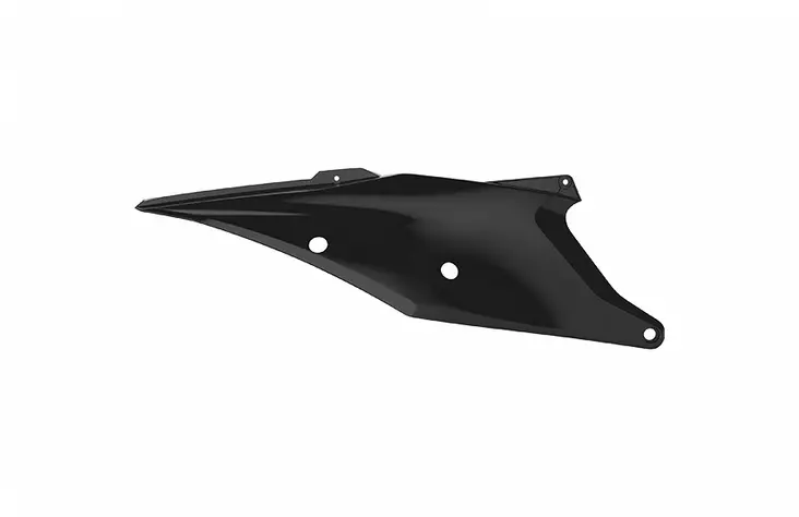 Polisport sivupaneelit KTM SX/SXF/XCF 19-22, Musta - Crossipyörän sivunumerokilvet - 175-8422200003 - 1