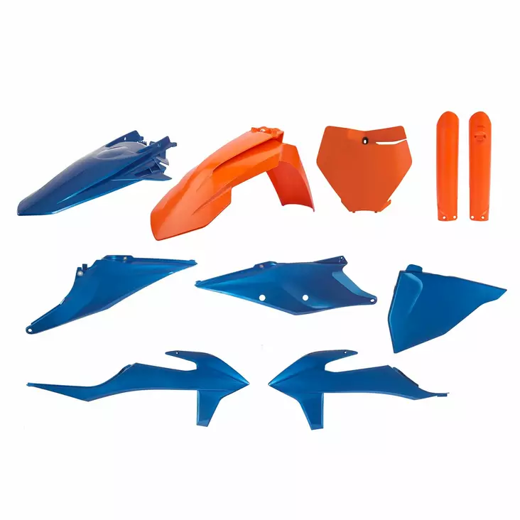Polisport täydellinen muovisarja KTM SX/SXF(19->) BLUE/ORANGE - Crossipyörän muovisarjat - 178-91053 - 1