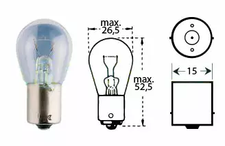Polttimo 6v 21w Ba 15s - Polttimot - 12-71613 - 1