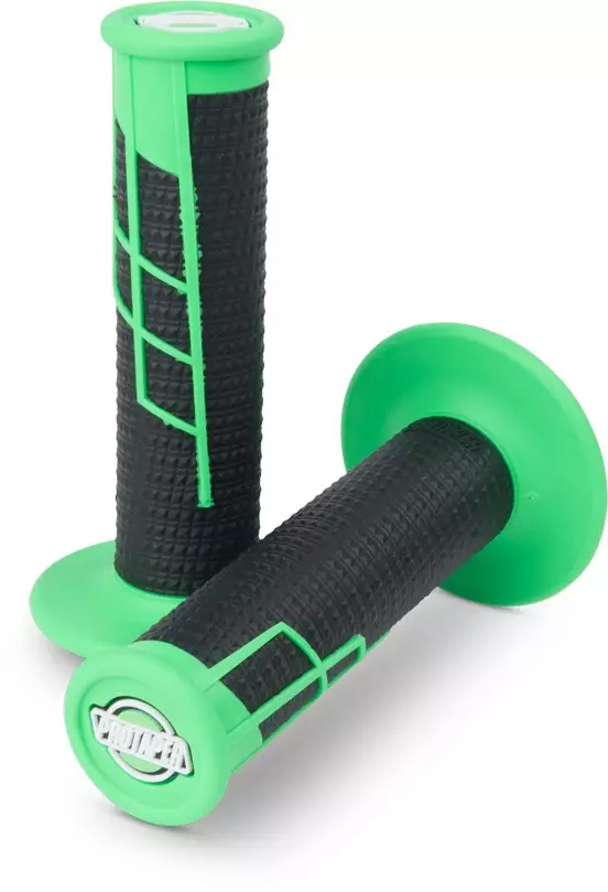 Pro Taper ClampOn 1/2 Waffle Neon Green/Black - Kahvatupit - 63-0030-3 - 1