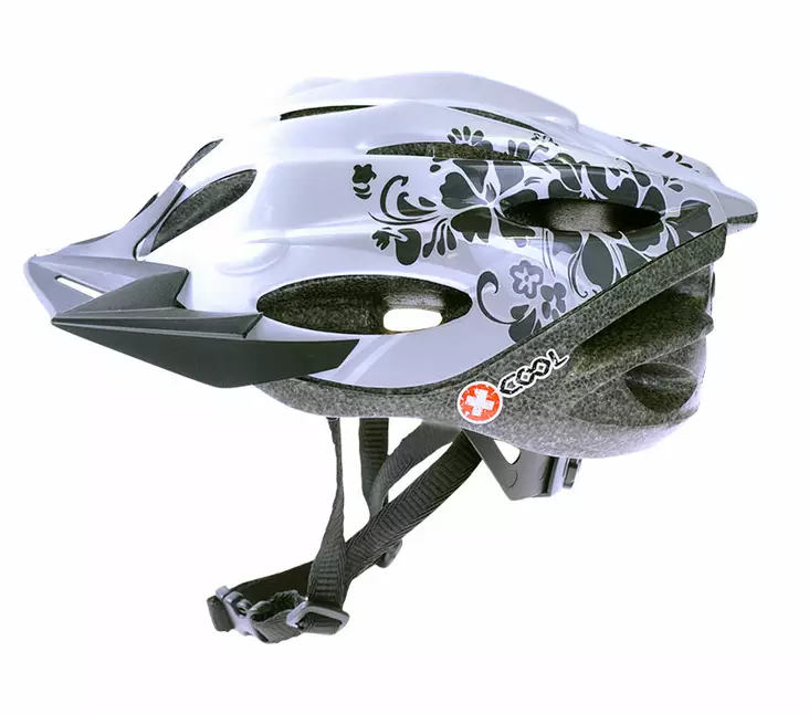 Pyöräilykypärä x-cool city jr valkoinen/hopea 54-58 cm - Pyöräilykypärät - 68883 - 1