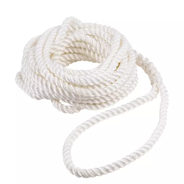 Qvarken Kiinnitysköysi Classic silmukalla 14mm 6m valkoinen - Veneen kiinnitysköydet - 102-01-0003 - 1