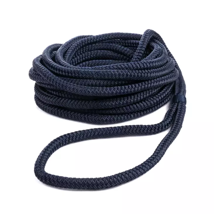 Qvarken Kiinnitysköysi Dockline silmukalla 18mm 6m navy sin - Veneen kiinnitysköydet - 102-03-0043 - 1