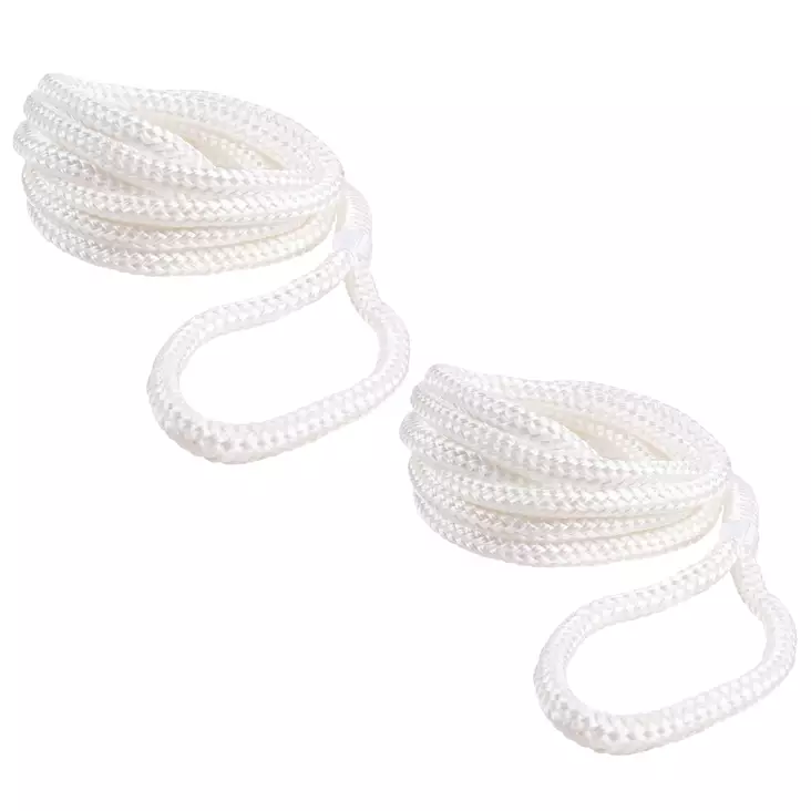 Qvarken Lepuuttajaköysi 10mm 2m valkoinen 2kpl - Veneen lepuuttajaköydet - 102-05-0003 - 1