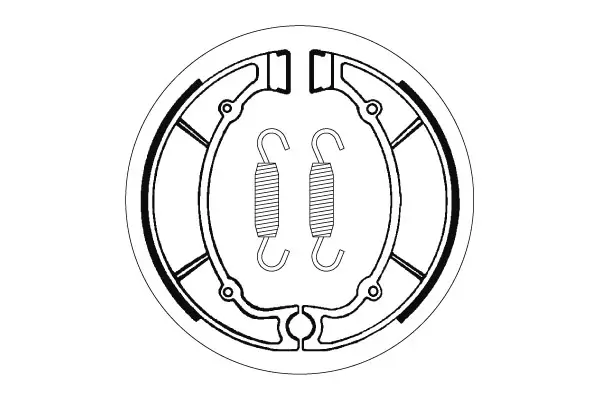 SBS Jarrukengät 2063 - Moottoripyörän jarrukengät - 23-2063 - 1