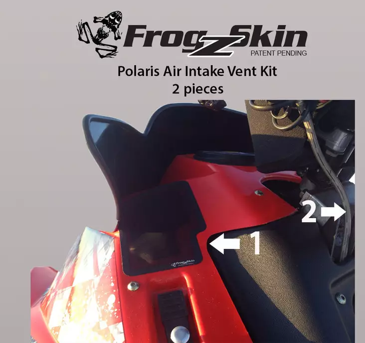 SPI Frogzskin air intake kit, Polaris 440/600, 2kpl - Moottorikelkan ilmastointikalvot - 823-F0093 - 1