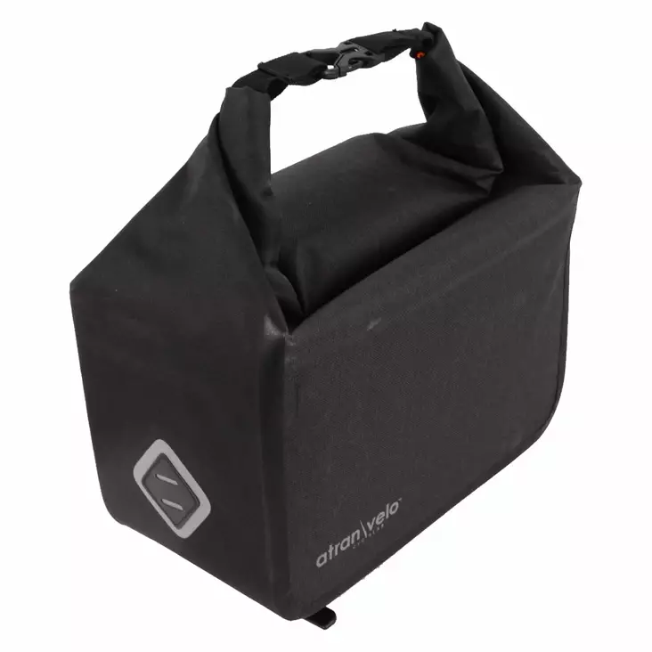 Top Bag ATRAN Travel, vedenpitävä, 10,5l, harmaa/musta - Polkupyörän laukut - 62133 - 1