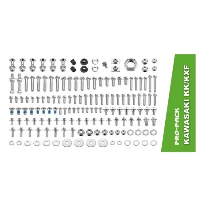 UFO Ruuvisarja Täydellinen Kawasaki - Ruuvit ja mutterit - 650-2303 - 1